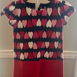Gymboree Pink and Red Heart Dress